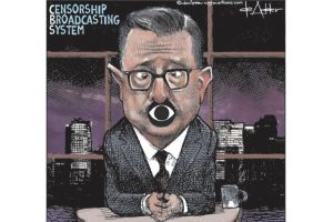 THis is an editorial cartoon by Michael de Adder . Michael de Adder was born in Moncton, New Brunswick. He studied art at Mount Allison University where he received a Bachelor of Fine Arts in drawing and painting. He began his career working for The Coast, a Halifax-based alternative weekly, drawing a popular comic strip called Walterworld which lampooned the then-current mayor of Halifax, Walter Fitzgerald. This led to freelance jobs at The Chronicle-Herald and The Hill Times in Ottawa, Ontario.

 

After freelancing for a few years, de Adder landed his first full time cartooning job at the Halifax Daily News. After the Daily News folded in 2008, he became the full-time freelance cartoonist at New Brunswick Publishing. He was let go for political views expressed through his work including a cartoon depicting U.S. President Donald Trump’s border policies. He now freelances for the Halifax Chronicle Herald, the Toronto Star, Ottawa Hill Times and Counterpoint in the USA. He has over a million readers per day and is considered the most read cartoonist in Canada.

 

Michael de Adder has won numerous awards for his work, including seven Atlantic Journalism Awards plus a Gold Innovation Award for news animation in 2008. He won the Association of Editorial Cartoonists' 2002 Golden Spike Award for best editorial cartoon spiked by an editor and the Association of Canadian Cartoonists 2014 Townsend Award. The National Cartoonists Society for the Reuben Award has shortlisted him in the Editorial Cartooning category. He is a past president of the Association of Canadian Editorial Cartoonists and spent 10 years on the board of the Cartoonists Rights Network.