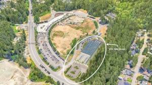 A digital render of the Food and Farming Center in its planned location in McCollum Park. (Image provided by Snohomish County Planning and Development Services)