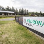 Outside of the Madrona School on Monday, Aug. 26, 2024 in Edmonds, Washington. (Olivia Vanni / The Herald)