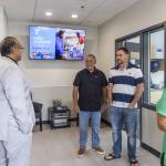 People explore the inside of the new Marysville Family YMCA Early Learning Center on Tuesday, Aug. 5, 2025 in Marysville, Washington. (Olivia Vanni / The Herald)