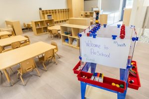 Inside one of the classrooms at the new Marysville Family YMCA Early Learning Center on Tuesday, Aug. 5, 2025 in Marysville, Washington. (Olivia Vanni / The Herald)