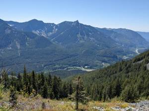 I-90 viewed from the Ira Springs Trail in the Mt. Baker-Snoqualmie National Forrest. Photo by Conor Wilson/Valley Record.