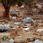 FILE — Destroyed homes and cars in the Lower Ninth Ward after Hurricane Katrina, in New Orleans, Nov. 7, 2005. In New Orleans, low-income homeowners are at risk of losing houses built by Habitat for Humanity as more storms hit the city and property insurance prices soar. (Robert Caplin/The New York Times)