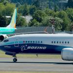 A Boeing 737 Max 10 prepares to take off in Seattle on June 18, 2021. MUST CREDIT: Bloomberg photo by Chona Kasinger.