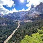 View of Liberty Bell Mountain from Washington Pass overlook where the North Cascades Highway descends into the Methow Valley. (Sue Misao)