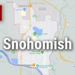 Logo for news use featuring the municipality of Snohomish in Snohomish County, Washington. 220118