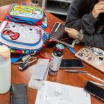Students do homework and study in the Teen section of the Mukilteo Library on Tuesday, Sept. 9, 2025 in Mukilteo, Washington. (Olivia Vanni / The Herald)