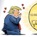 trump wants Nobel prize