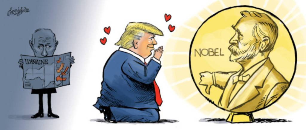 trump wants Nobel prize