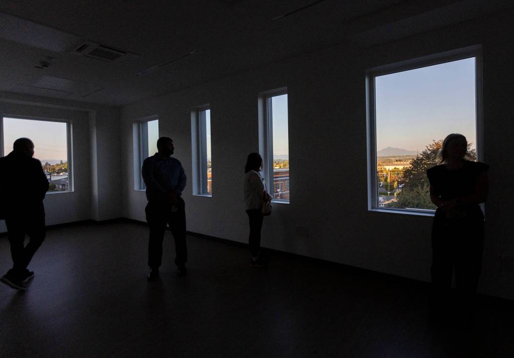 Inside a mixed use area in the Marc Healing Center on Wednesday, Sept. 17, 2025 in Everett, Washington. (Olivia Vanni / The Herald)
