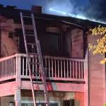 Firefighters responded around 5:40 a.m. Monday, Sep. 15, 2025, to a fire on the west side of the Crystal Springs Apartments in Everett. The fire spread to the attic and damaged multiple units. (Everett Fire Department)