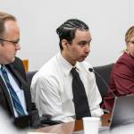 Alex Waggoner addressed the court during his sentencing hearing on Wednesday, Sept. 17, 2025, in Everett, Washington. (Olivia Vanni / The Herald)
