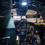 The inside of Johnson’s full-size B-17 cockpit he is building on Sept. 23, 2025 in Everett, Washington. (Olivia Vanni / The Herald)