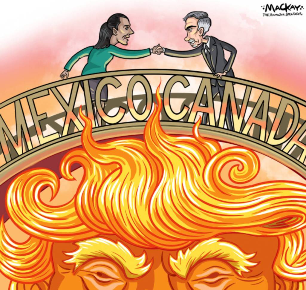 Editorial Cartoon by Graeme MacKay, The Hamilton Spectator – Thursday September 18, 2025

Canada and Mexico seek to repair strained ties and strengthen bilateral relations amidst uncertainties with the USMCA, focusing on trade, energy, and cultural exchange.

The Imperative of Canada-Mexico Relations 

As Prime Minister Mark Carney embarks on his official visit to Mexico, the significance of this high-level meeting cannot be overstated. Both countries stand at a critical juncture, where past diplomatic strains and the looming uncertainty surrounding the trilateral free trade agreement with the United States—the USMCA—underscore the need for a renewed and robust bilateral partnership.

News: Carney heads to Mexico to repair strained ties, boost trade  https://www.theglobeandmail.com/politics/article-mark-carney-mexico-trade-sheinbaum-trump-usmca/

Historically, Canada and Mexico have been overshadowed by their mutual reliance on the United States as a primary trading partner. This dependency has often led to the neglect of direct Canada-Mexico relations. The recent years have highlighted vulnerabilities, as seen in the trade deficit figures: between 2015 and 2024, Canada’s exports to Mexico saw marginal growth from $5.2 billion to around $6 billion, while imports surged from $24 billion to $33 billion. This imbalance, exacerbated by increasing imports in autos, auto parts, and machinery, signals a pressing need for Canada to recalibrate its trade focus.

Analysis: Carney is looking for lost business potential in Mexico   https://www.theglobeandmail.com/politics/opinion/article-carney-is-looking-for-lost-business-potential-in-mexico/

Prime Minister Carney's visit represents a timely opportunity to address these challenges. It is essential to recognize that the USMCA, while vital, should not be the sole determinant of Canada-Mexico relations. The potential jeopardy facing this agreement, particularly under the current U.S. administration, should catalyze rathe