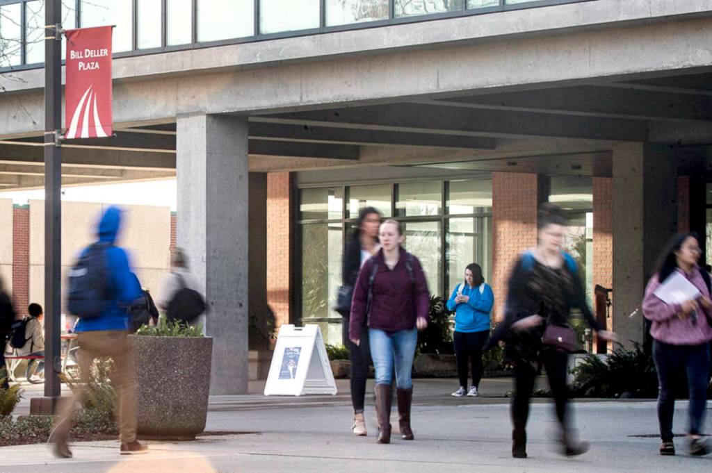 Everett Community College saw a 19% decrease in the number of enrolled international students. (File photo)