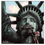 THis is an editorial cartoon by Michael de Adder . Michael de Adder was born in Moncton, New Brunswick. He studied art at Mount Allison University where he received a Bachelor of Fine Arts in drawing and painting. He began his career working for The Coast, a Halifax-based alternative weekly, drawing a popular comic strip called Walterworld which lampooned the then-current mayor of Halifax, Walter Fitzgerald. This led to freelance jobs at The Chronicle-Herald and The Hill Times in Ottawa, Ontario.

 

After freelancing for a few years, de Adder landed his first full time cartooning job at the Halifax Daily News. After the Daily News folded in 2008, he became the full-time freelance cartoonist at New Brunswick Publishing. He was let go for political views expressed through his work including a cartoon depicting U.S. President Donald Trump’s border policies. He now freelances for the Halifax Chronicle Herald, the Toronto Star, Ottawa Hill Times and Counterpoint in the USA. He has over a million readers per day and is considered the most read cartoonist in Canada.

 

Michael de Adder has won numerous awards for his work, including seven Atlantic Journalism Awards plus a Gold Innovation Award for news animation in 2008. He won the Association of Editorial Cartoonists' 2002 Golden Spike Award for best editorial cartoon spiked by an editor and the Association of Canadian Cartoonists 2014 Townsend Award. The National Cartoonists Society for the Reuben Award has shortlisted him in the Editorial Cartooning category. He is a past president of the Association of Canadian Editorial Cartoonists and spent 10 years on the board of the Cartoonists Rights Network.