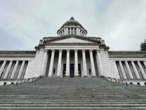 The Washington state Capitol on Nov. 11, 2024. (Bill Lucia/Washington State Standard)
