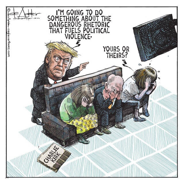 THis is an editorial cartoon by Michael de Adder . Michael de Adder was born in Moncton, New Brunswick. He studied art at Mount Allison University where he received a Bachelor of Fine Arts in drawing and painting. He began his career working for The Coast, a Halifax-based alternative weekly, drawing a popular comic strip called Walterworld which lampooned the then-current mayor of Halifax, Walter Fitzgerald. This led to freelance jobs at The Chronicle-Herald and The Hill Times in Ottawa, Ontario.

 

After freelancing for a few years, de Adder landed his first full time cartooning job at the Halifax Daily News. After the Daily News folded in 2008, he became the full-time freelance cartoonist at New Brunswick Publishing. He was let go for political views expressed through his work including a cartoon depicting U.S. President Donald Trump’s border policies. He now freelances for the Halifax Chronicle Herald, the Toronto Star, Ottawa Hill Times and Counterpoint in the USA. He has over a million readers per day and is considered the most read cartoonist in Canada.

 

Michael de Adder has won numerous awards for his work, including seven Atlantic Journalism Awards plus a Gold Innovation Award for news animation in 2008. He won the Association of Editorial Cartoonists' 2002 Golden Spike Award for best editorial cartoon spiked by an editor and the Association of Canadian Cartoonists 2014 Townsend Award. The National Cartoonists Society for the Reuben Award has shortlisted him in the Editorial Cartooning category. He is a past president of the Association of Canadian Editorial Cartoonists and spent 10 years on the board of the Cartoonists Rights Network.