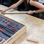 Students work on their canjos during class on Oct. 7, 2025, in Lake Stevens, Washington. (Olivia Vanni / The Herald)