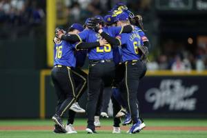 The Seattle Mariners open the postseason at home against the Detroit Tigers on Saturday. (Steph Chambers / Getty Images / The Athletic)