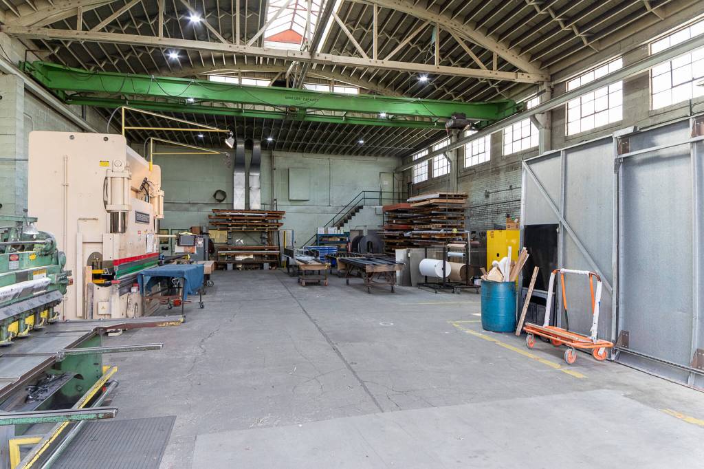 One of the rooms from Eckstrom Industries, a stop on a bus tour of the Association of Washington Business on Thursday in Everett.