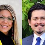 From left, Derica Escamilla and Dio Boucsieguez