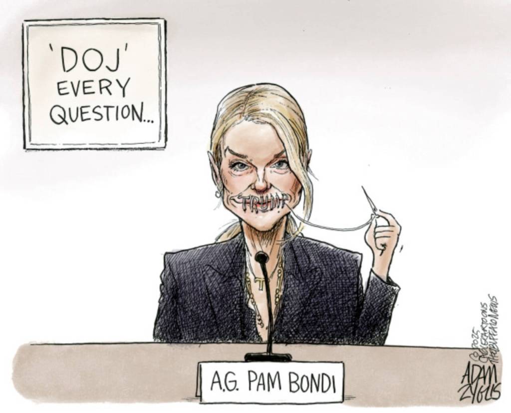 October 9, 2025: Pam Bondi