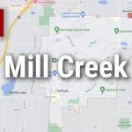 News logo for use with stories about Mill Creek in Snohomish County, WA.