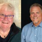 Carolyn Carlson, left, and James Sterba.