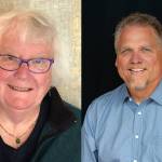 Carolyn Carlson, left, and James Sterba