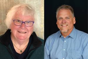 Carolyn Carlson, left, and James Sterba