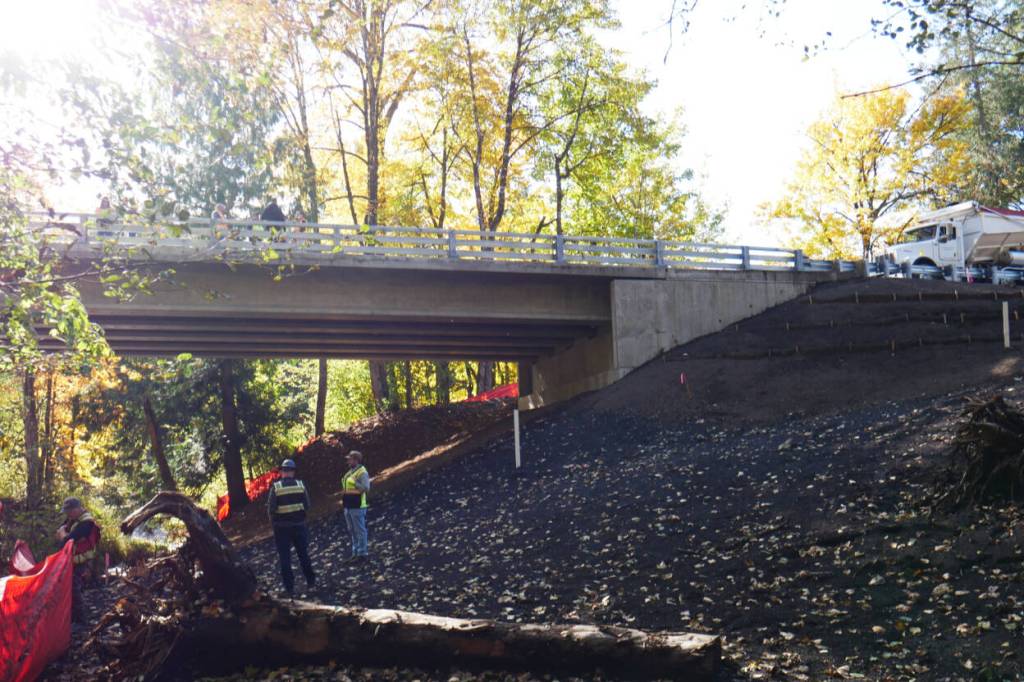 The new Jordan Creek Bridge on Oct. 21, 2025. (Provided photo)