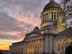 The Washington state Capitol. (Jerry Cornfield/Washington State Standard)