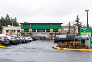 The new T&T Supermarket set to open in November on Oct. 20, 2025 in Lynnwood, Washington. (Olivia Vanni / The Herald)