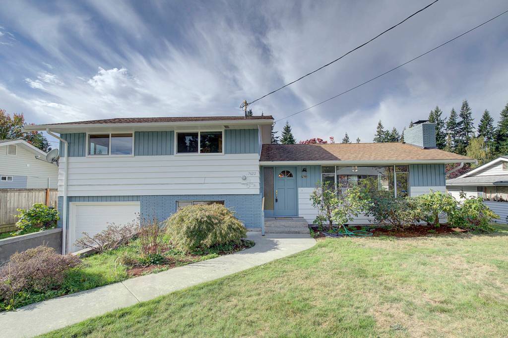 This three-bedroom, two-bath, 1,406-square-foot house at 7622 Easy Street in Everett is on the market for $649,950. It last sold in 1969 for $22,500. photo credit: Walkthrough Media