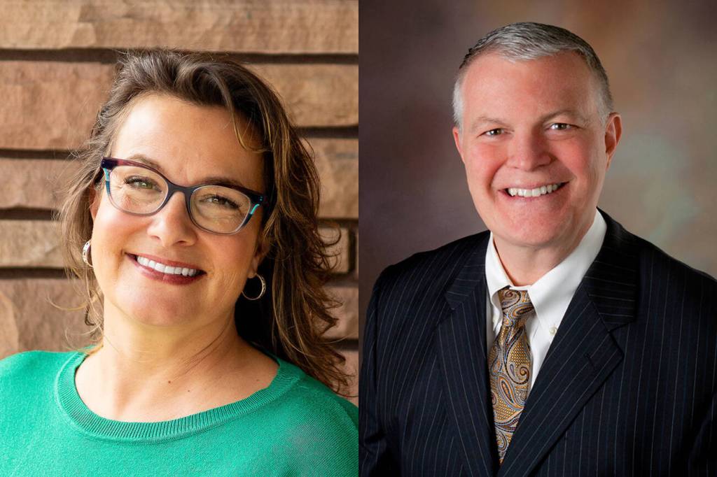 Cassie Franklin, left, and Scott Murphy. (Provided photos)