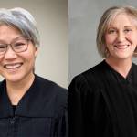 Tam Bui, left, and Karen Moore.