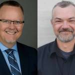 Mark James, left, and Chris Davis