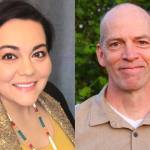 Amber Cantu, left, and Dan Perkins