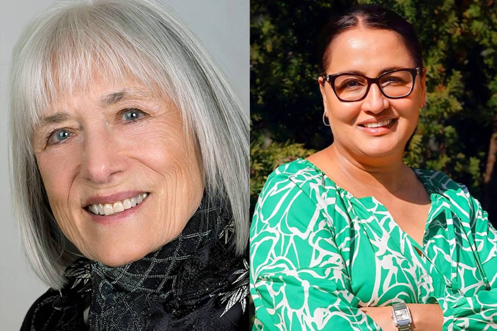 Karen Guzak, left, and Anup Deol