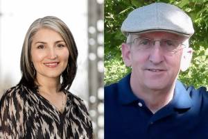 Sabrina Araya, left, and Kim Daughtry