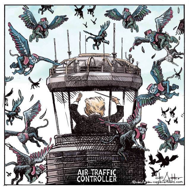 THis is an editorial cartoon by Michael de Adder . Michael de Adder was born in Moncton, New Brunswick. He studied art at Mount Allison University where he received a Bachelor of Fine Arts in drawing and painting. He began his career working for The Coast, a Halifax-based alternative weekly, drawing a popular comic strip called Walterworld which lampooned the then-current mayor of Halifax, Walter Fitzgerald. This led to freelance jobs at The Chronicle-Herald and The Hill Times in Ottawa, Ontario.

 

After freelancing for a few years, de Adder landed his first full time cartooning job at the Halifax Daily News. After the Daily News folded in 2008, he became the full-time freelance cartoonist at New Brunswick Publishing. He was let go for political views expressed through his work including a cartoon depicting U.S. President Donald Trump’s border policies. He now freelances for the Halifax Chronicle Herald, the Toronto Star, Ottawa Hill Times and Counterpoint in the USA. He has over a million readers per day and is considered the most read cartoonist in Canada.

 

Michael de Adder has won numerous awards for his work, including seven Atlantic Journalism Awards plus a Gold Innovation Award for news animation in 2008. He won the Association of Editorial Cartoonists' 2002 Golden Spike Award for best editorial cartoon spiked by an editor and the Association of Canadian Cartoonists 2014 Townsend Award. The National Cartoonists Society for the Reuben Award has shortlisted him in the Editorial Cartooning category. He is a past president of the Association of Canadian Editorial Cartoonists and spent 10 years on the board of the Cartoonists Rights Network.