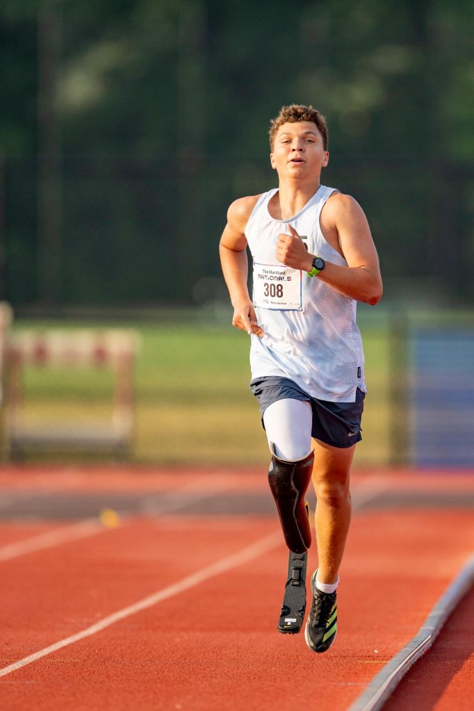 Arlington junior Ramon Little competes at The Hartford Nationals in Grand Rapids, Mich. from July 12-14, 2025. (Photo Courtesy Richard Little)