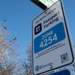 A Passport Parking sign on Friday, Jan. 17 at Lighthouse Park in Mukilteo, Washington. (Will Geschke / The Herald)