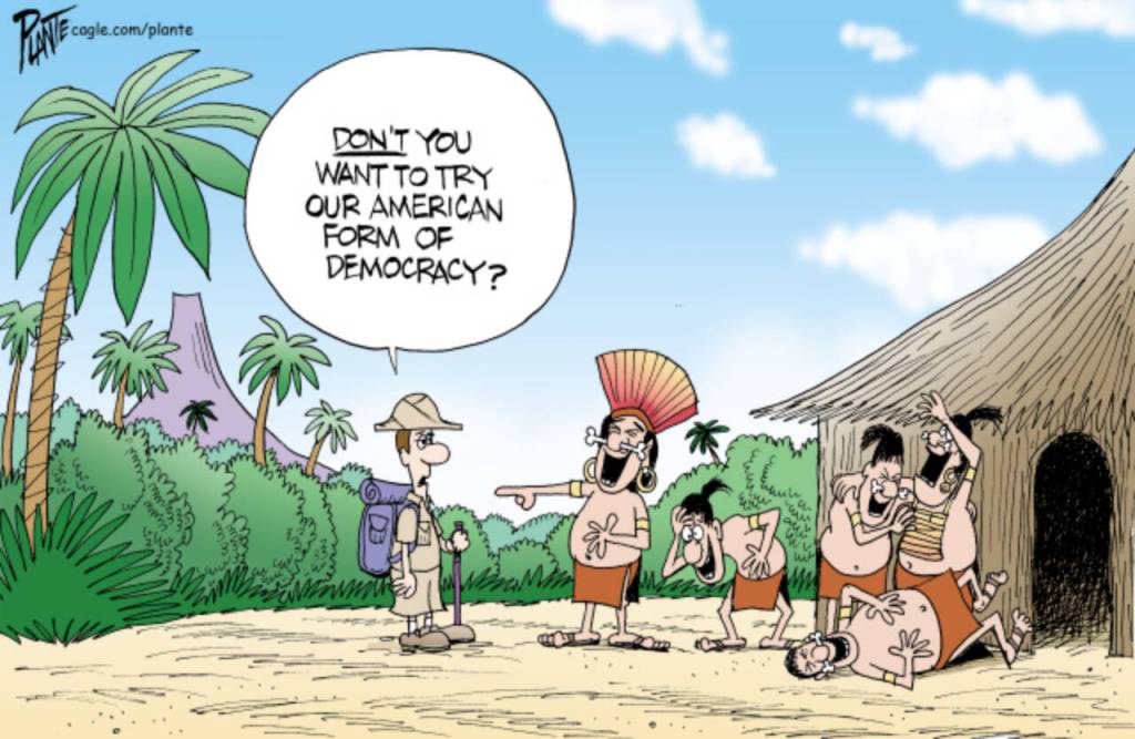 Natives pass on democracy, government shutdown, spreading democracy, United States Congress, United States House of Representatives, United States Senate, Republican Party, RNC, DNC, GOP, President Donald J. Trump, Democratic Party, filibuster