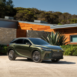 The 2025 Lexus RX 350h luxury hybrid SUV.