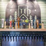 Some of the beers on tap at Dwellers Drinkery on Sept. 25, 2025 in Lake Stevens, Washington. (Olivia Vanni / The Herald)