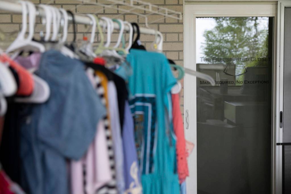 The Freespirited Closet on Wednesday, May 14, 2025 in Snohomish, Washington. (Olivia Vanni / The Herald)