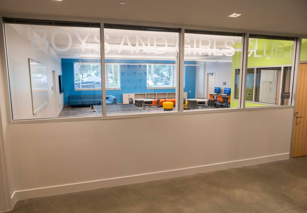 The Boys and Girls Club area inside the Lynnwood Neighborhood Center on Friday, Jan. 9, 2026 in Lynnwood, Washington. (Olivia Vanni / The Herald)