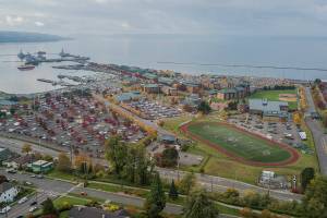 The Naval Station Everett Base on Wednesday, Oct. 23, 2024 in Everett, Washington. (Olivia Vanni / The Herald)